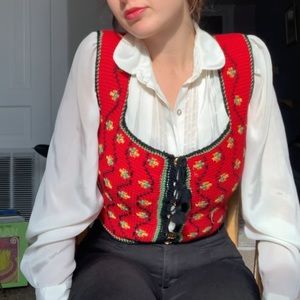 Vintage knit vest